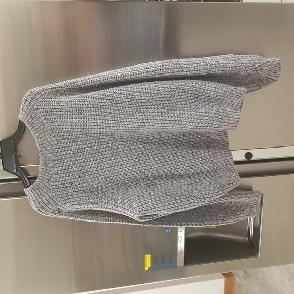 💕VINCE💕 Marled Knit Crew Neck Sweater Large Cozy Chic Wool Nylon Alpaca Blend - Picture 3 of 9